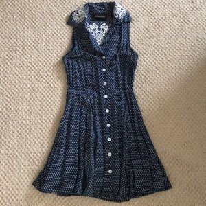 Minkpink x-small polka dot dress